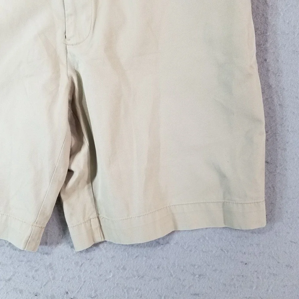 Polo Ralph Lauren shorts men's 34x9 beige‎ tan cotton Outdoor preppy